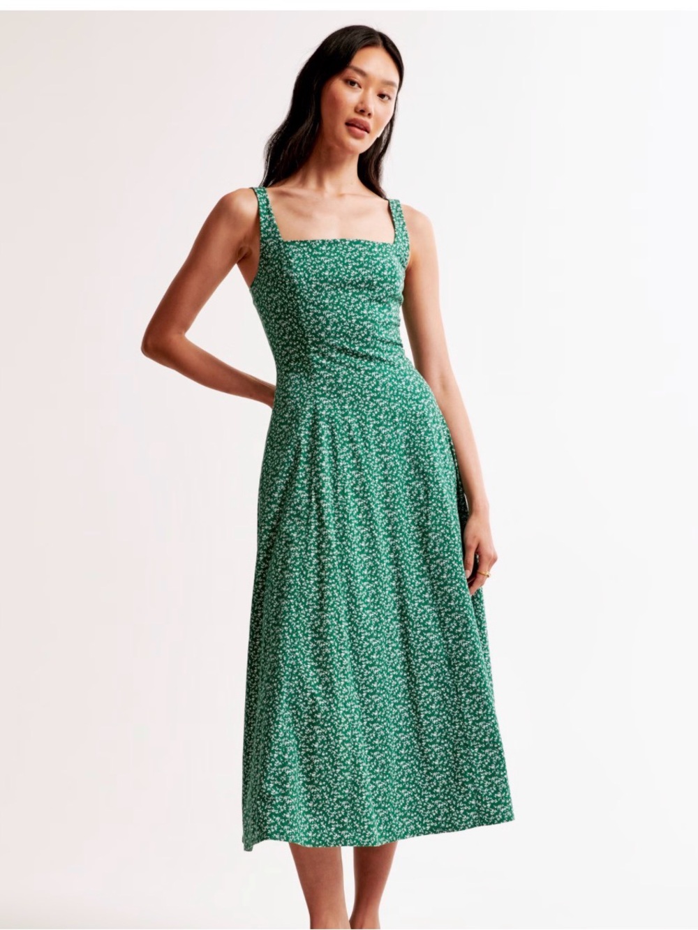 Abercrombie & Fitch cottagecore fairy coquette boho garden party midi dress